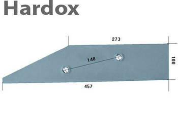 Płoza krótka HARDOX 27011500/P części do pługa RABEWERK