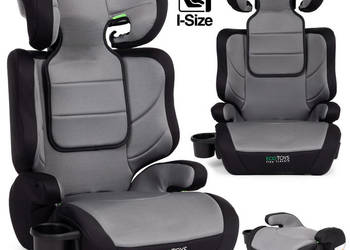 Fotelik samochodowy dla dzieci 2w1 podkładka i-SIZE wzrost 100-150 cm uchw…