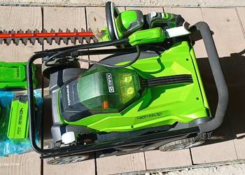 Sprzedam kosiarkę i nożyce do żywopłotu Greenworks 40v