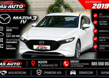 Mazda 3 2.0i 122KM /SkyActive-G/Alu/Pod.Fotele/Navi/PDC/Led/Serwis IV (201…