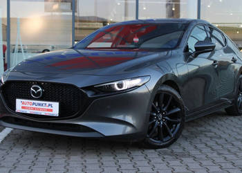 Mazda 3, 2019r. FullLED, HUD, ACC, Skóra, Pakiet Zima, VAT23%