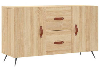 Komoda dąb sonoma 100x36x60 cm materiał drewnopochodny WM-828143