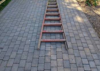 Drabina drewniana , rozstawna 3.2m