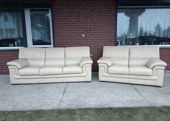 Sprzedam dwie sofy ze skóry