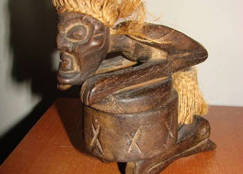 afrykańska drewniana figurka