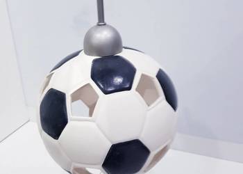 Młodzieżowy żyrandol, wisząca lampa sufitowa piłka nożna, football z defekt