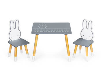 Stół stolik + 2 krzesła meble dla dzieci zestaw ECOTOYS