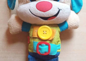 Szczeniaczek uczniaczek ubieraczek Fisher Price zabawka edukacyjna