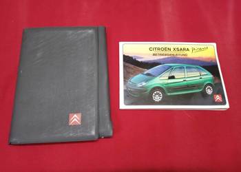 CITROEN XSARA PICASSO Instrukcja Obsługi książka gwar. Etui KOMPLET 2000