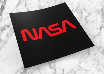 Naklejka NASA 8 x 8 cm spacex elon musk space #2