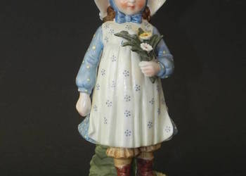 Porcelanowa figurka Holly Hobbie lata70-te kolekcjonerska