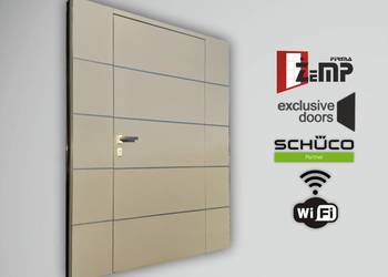 Aluminiowe drzwi wejściowe Schüco