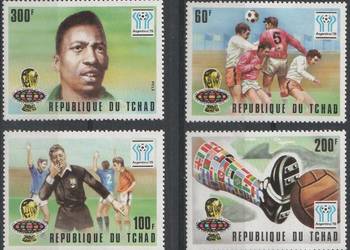 CZAD - PELE - MŚ ARGENTYNA - 1978 - CZYSTE **