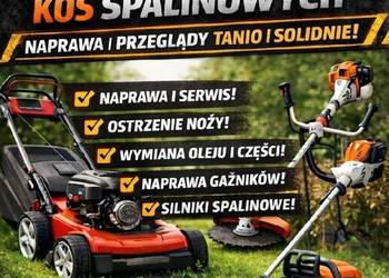 SERWIS kosiarki NAPRAWA pilarki TANIO kosy spalinowe NAPRAWA Toruń WRZOSY