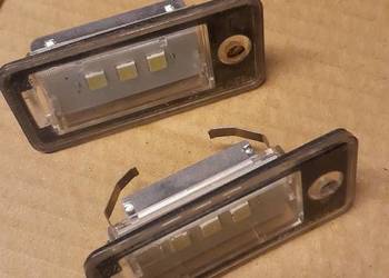 audi a3 a6 podświetlenie led tablicy na tył