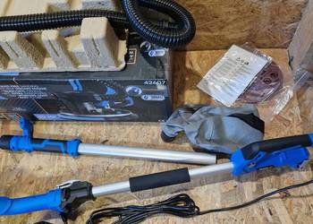 SZLIFIERKA ŻYRAFA DO GIPSU GŁADZI BEZPYŁOWA SKŁADANA SAMOZ. + LED 360 BLACK