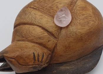 Piękny kwarc fantomowy różowy 18x14mm kolekcja a#7