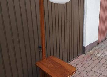 Lampa Podłogowa Ze Stolikiem Art Deco Stojąca Stara Antyk Po Renowacji
