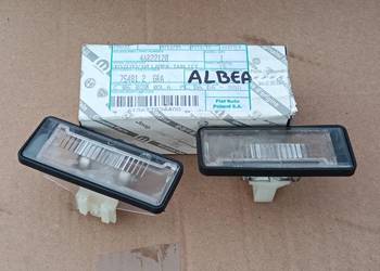 Lampka oświetlenia tablicy rejestracyjnej Albea 46822128 lampa Palio Siena