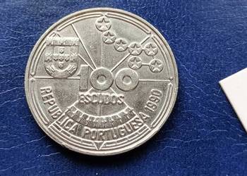 Stare monety 100 eskudo 1990 Portugalia