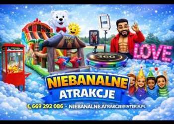 Niebanalne atrakcje dla dzieci dmuchance giga mis