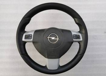 Skórzana Kierownica Multifunkcyjna Opel Astra H Zafira B