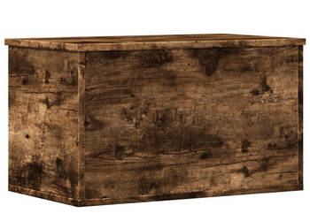 Skrzynia przydymiony dąb 60x35x35 cm materiał drewnopochodny WM-840678