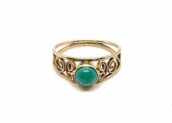 Złoty Pierścionek Próby 585 2,07g Rozmiar 13 Ocechowany Złoty Pierścionek Próby 585 2,07g Rozmiar 13 Ocechowany