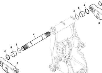 John Deere 9470RX - Ramię podnoszące R546353 (Osprzęt tylni i Drawbar)