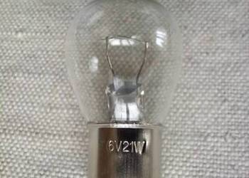 Żarówka 6V 21W NOWA do Rzutnika Ania,  Jacek, Jota,  motocykle i inne