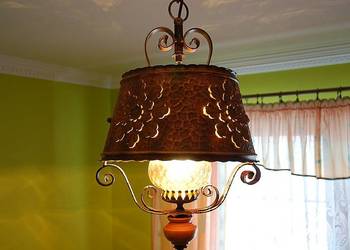Kuta lampa - 2 klosze - kuchnia - taras - hall - weranda