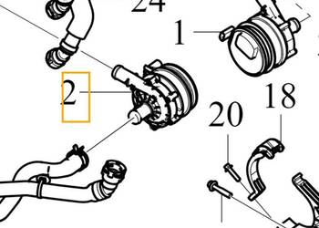 VOLVO C40 XC40 POLESTAR 2 pompa wody do chlodzenia baterii…