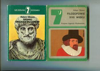 Filozofowie XVII wieku , Siedmiu greckich filozofów- Adam  Sikora Filozofowie XVII wieku , Siedmiu greckich filozofów- Adam  Sikora