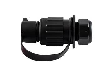 Wtyczka 3-pinowa z nakrętką sześciokątna 19057