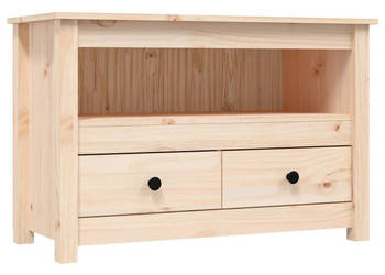 Szafka pod telewizor 79x35x52 cm lite drewno sosnowe WM-821497