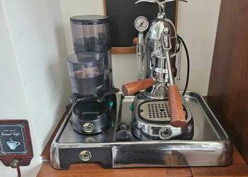 Ekspres do espresso La Pavoni + młynek do kawy Pavoni komplet zestaw