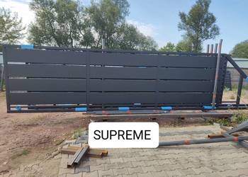 Brama przesuwna panelowa 6mx1,72m SUPREME,ocynk ogniowy+RAL, 4M,5M