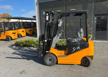 Wózek widłowy elektryczny z baterią litowo-jonową 1.5T 4.8m