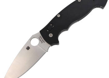 Nóż składany Spyderco Manix 2 XL G-10 Black Plain (C95GP2)