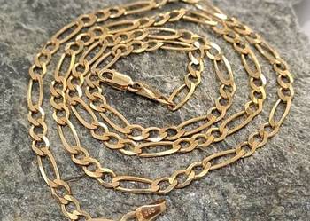 Złoty łańcuszek splot Figaro Pr.585