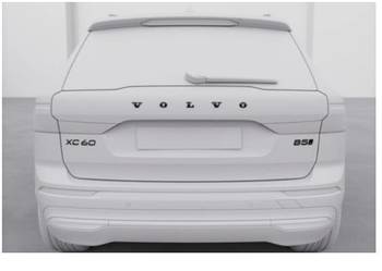 VOLVO XC60 II B5 znaczek emblemat tył czarne BLACK EDITION komplet OE 3243…