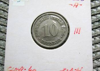 Niemcy 10 Reichspfennig 1905r - A