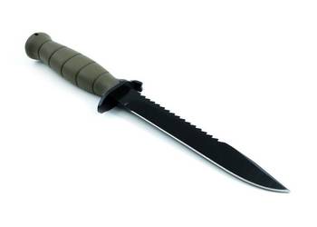 NÓŻ SZTURMOWY WZÓR GLOCK FM81 MFH OLIVE Z PIŁKĄ