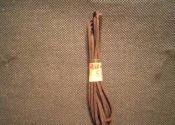 Sznurówki sznurowadła brązowe 120cm cienkie