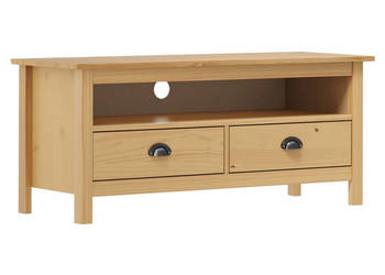 Szafka TV Hill miodowy brąz 110x40x47 cm lite drewno sosnowe WM-288923