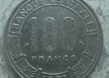 LUDOWA REPUBLIKA -KONGA-100 FRANCS-1972 r-NIKIEL-