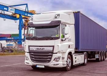 Kontener morski 40HC używany magazyn transport rozładunek