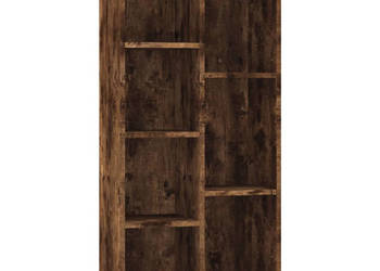 Regał na książki przydymiony dąb 50x25x106 cm WM-815444