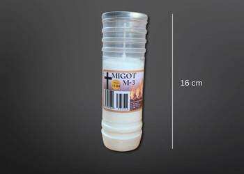 Wkłady parafinowe do zniczy 24 sztuki - producent!!