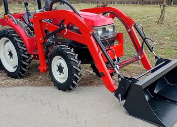 Mini Traktor ciągnik ogrodniczy Mitsubishz glebogryzarką TUR yanmar, kubota